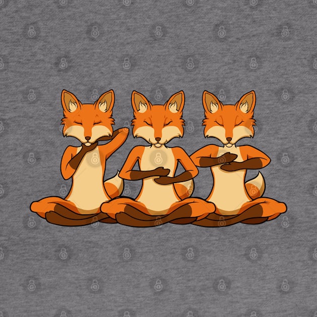 Three times fox at reiki by Modern Medieval Design